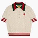 Gucci X Adidas Cotton Polo White