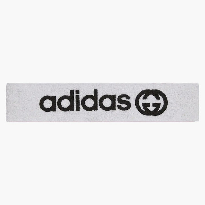 Gucci x adidas algodón diadema de esponja blanca