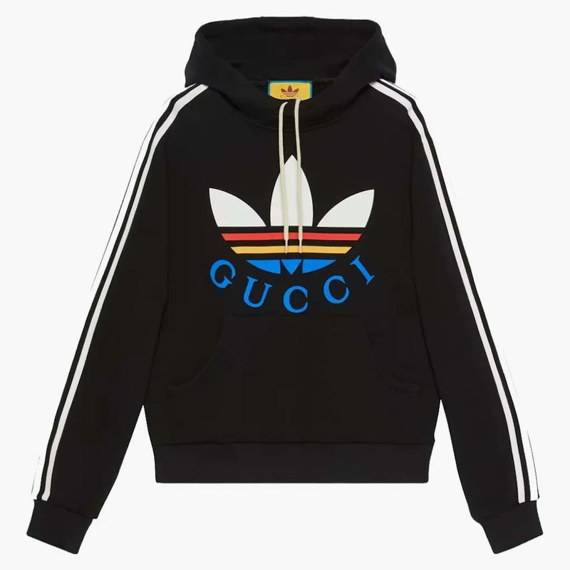 Gucci X Adidas Cotton Sweatshirt Black/multicolor