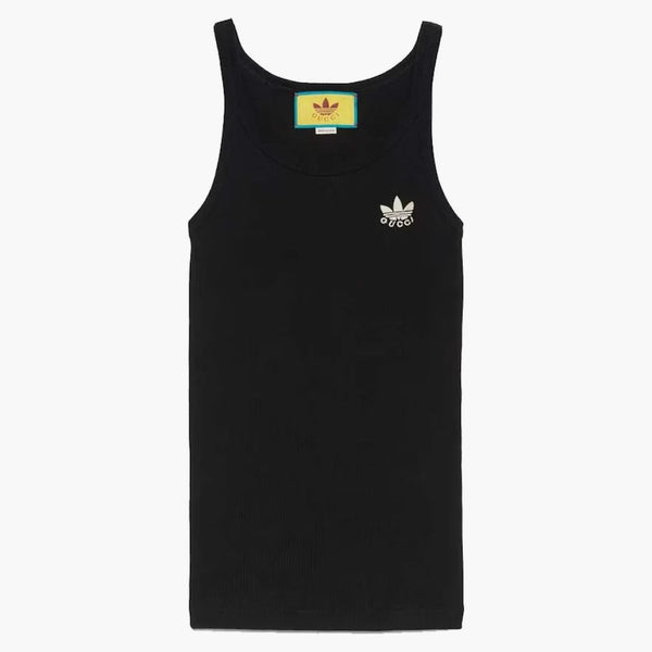 Gucci X Adidas Cotton Tank Top Black