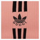 Gucci x adidas cárdigan recortado rosa