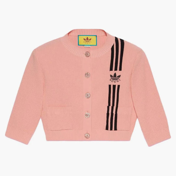 Gucci X adidas beskurna kofta rosa