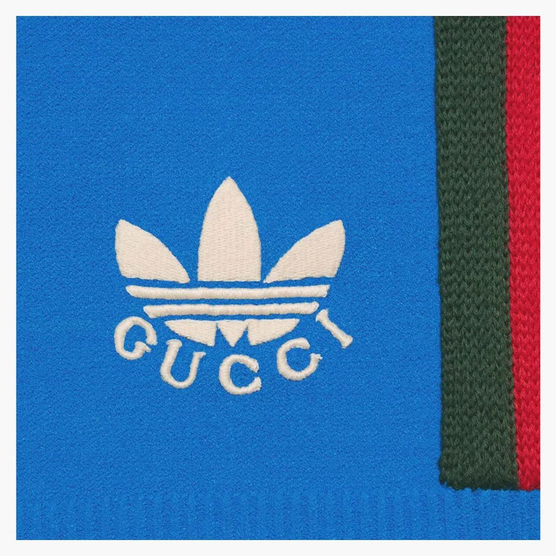 Gucci x Adidas Shorts elastico viscosa blu