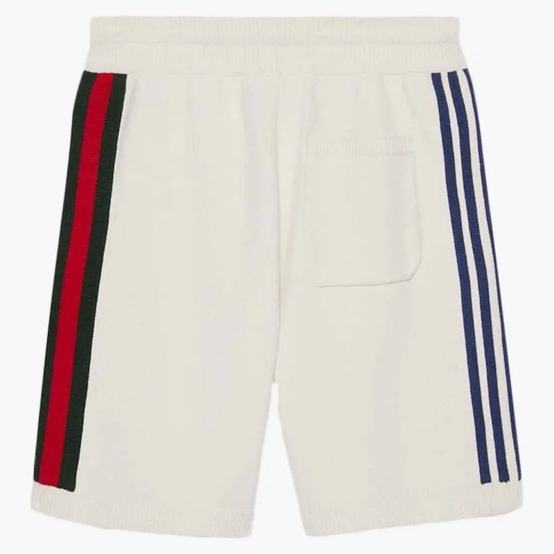 Gucci x Adidas Shorts elastico viscosa bianco