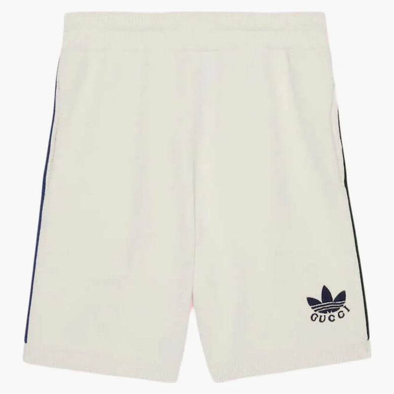 Gucci x Adidas Shorts elastico viscosa bianco