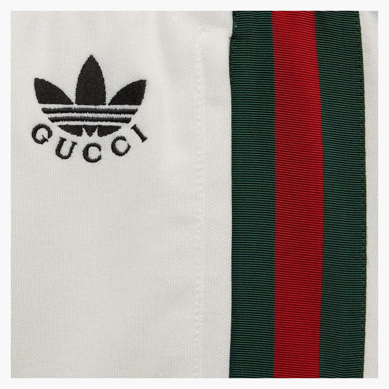 Gucci X Adidas Flared Jogging Pants White