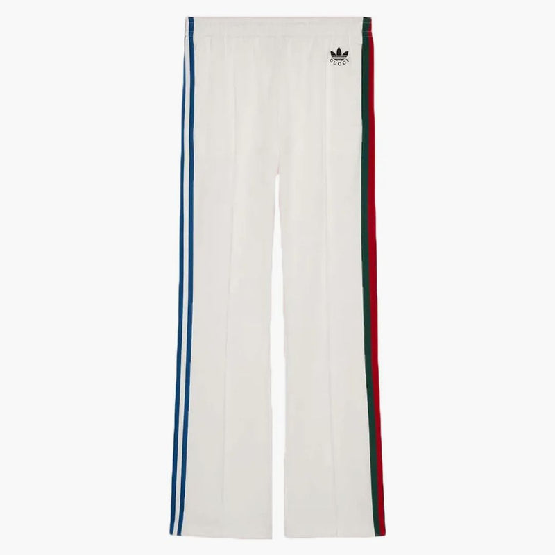 Gucci X Adidas Flared Jogging Pants White