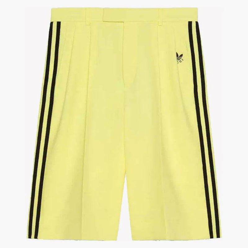 Gucci x adidas tekutina vrtací šortky žluté