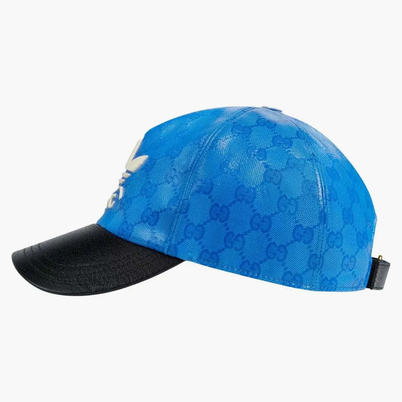 Gucci X adidas GG Allover Logo Cap Blue/Black