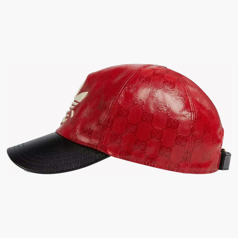Gucci x adidas gg allover logo cap röd/svart