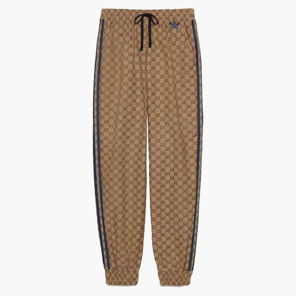 Gucci x Adidas GG Canvas Pant Beige/Ebony