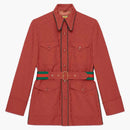 Gucci x Adidas GG Treffil Jacchard Jacket Brick Red