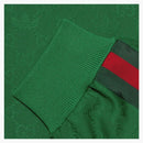 Gucci X Adidas GG Treffoil Jacquard Jacket Green
