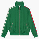 Gucci X Adidas GG Treffoil Jacquard Jacket Green