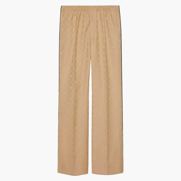 Gucci X Adidas Gg Trefoil Jacquard Pant Beige