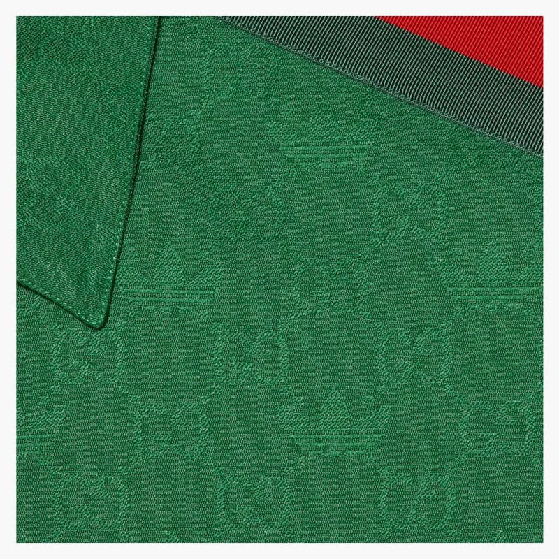 Gg gg gg gg gg gg jacquard camicia verde