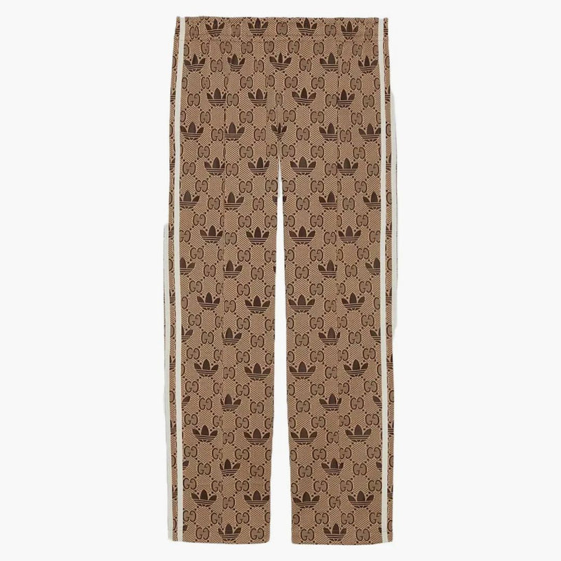 Gucci X Adidas GG Treffoil Jacquard Sweatpants Beige/Ebony