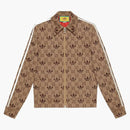 Gucci X Adidas GG Treffoil Zip Jacket Beige/Ebony
