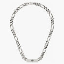 Gucci X Adidas Gourmette Chain Necklace Silver