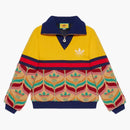 Gucci x adidas halv-zip jacka kamel/gul