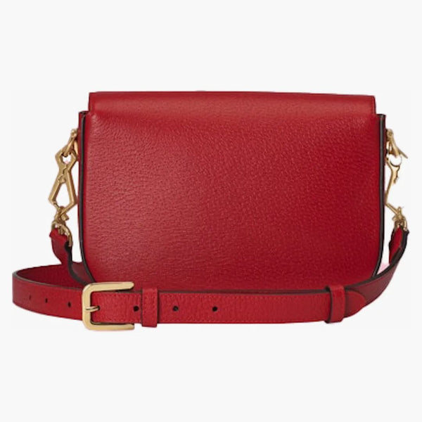 Gucci X Adidas Horsebit 1955 axelväska röd