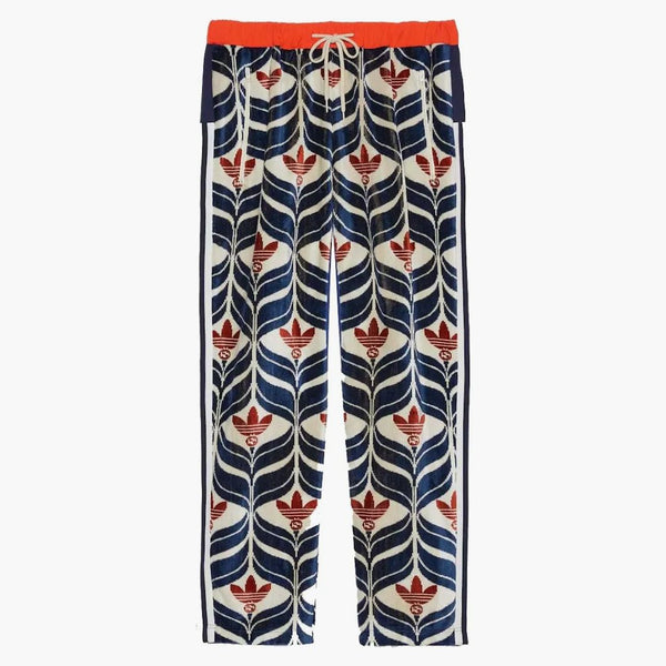 Gucci X Adidas Interlocking G And Trefoil Pant Ivory/blue/red
