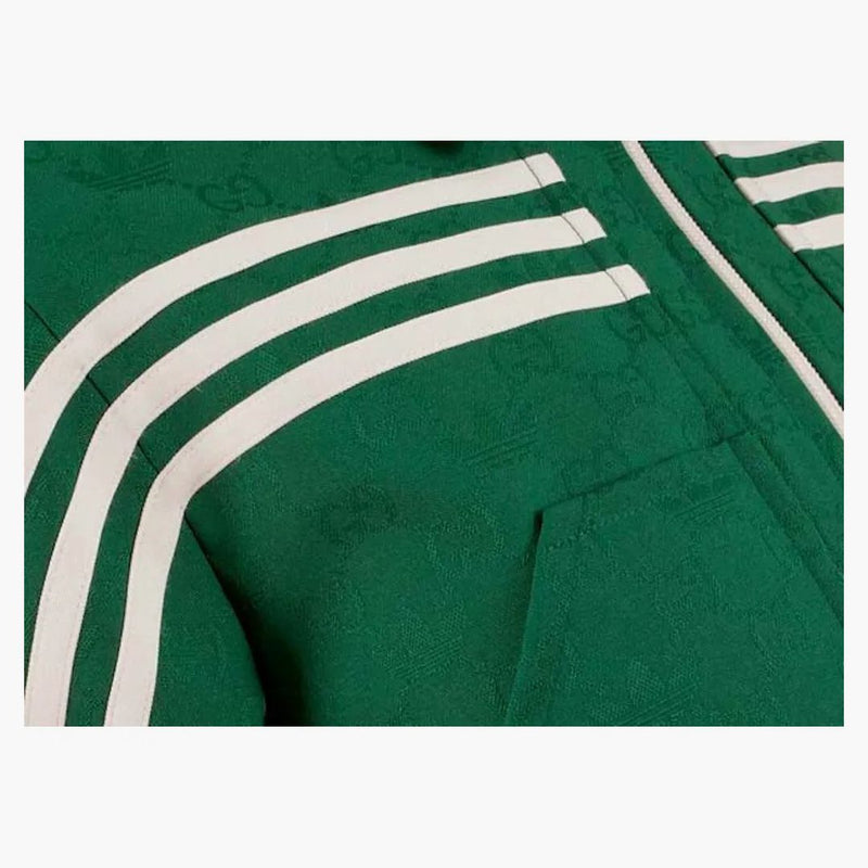 Gucci X Adidas Jacquard Jacket Green