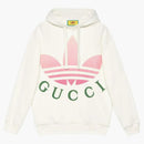 Gucci X Adidas Jersey Hooded Sweatshirt White