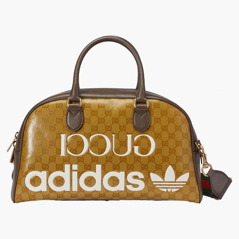 Gucci X Adidas Medium Duffle Bag Beige/brown