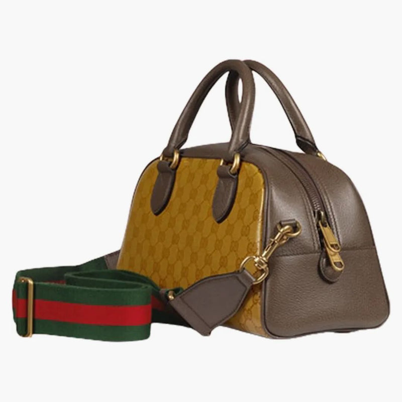 Gucci X Adidas Mini Duffle Bag Beige/brown