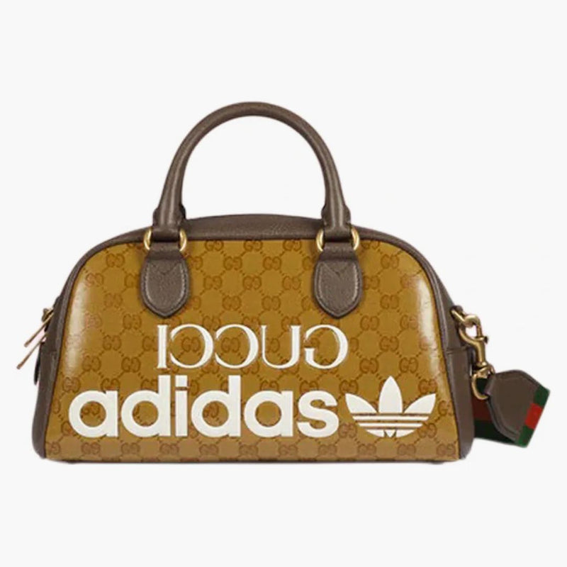 Gucci X Adidas Mini Duffle Bag Beige/brown