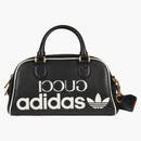 Gucci x adidas mini lona bolsa negra