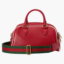 Gucci x adidas mini duffle väska röd