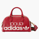 Gucci x adidas mini duffle väska röd