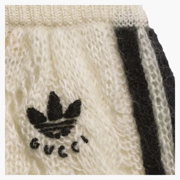 Gucci X Adidas Mohair Knit Jogging Pant Ivory
