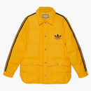 Gucci x adidas nylon down jacket yellow