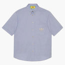 Gucci X Adidas Oxford Cotton Shirt Light Blue