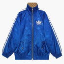 Gucci x adidas reversible jacket beiget/ebony/blue