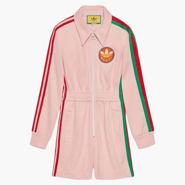 Gucci x adidas krótki kombinezon różowy
