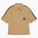 Gucci X Adidas Trefoil Jacquard Shirt Beige
