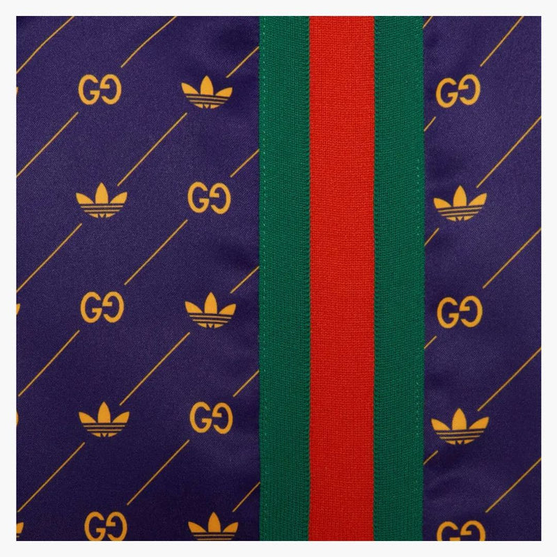 Gucci X Adidas Trefoil Print Jacket Blue/green