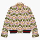 Gucci X Adidas Treffoil Print Jacket Green/Ivory