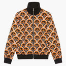 Gucci x Adidas Treffil Stampa Giacca arancione/nero