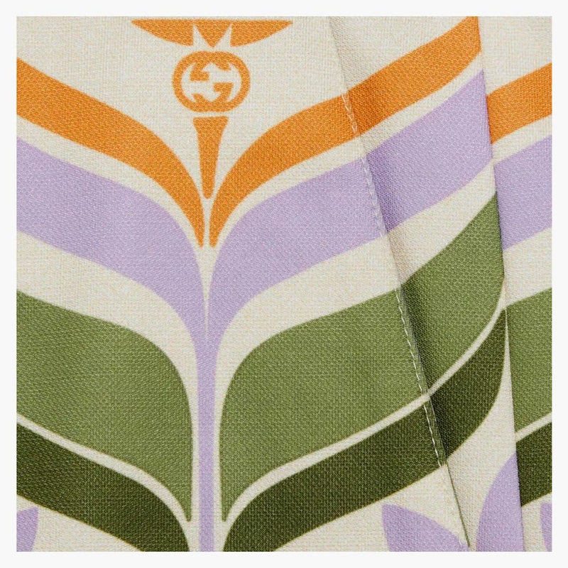 Gucci X Adidas Trefoil Print Shorts Green/ivory