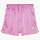 Gucci x adidas treffoil tiskové šortky růžové