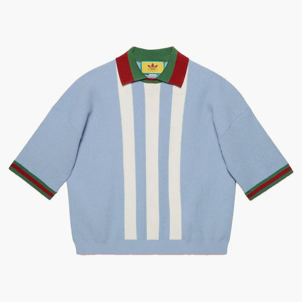 Gucci x adidas wiskozowy lek jasnoniebieski