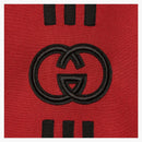 Gucci x adidas viscose šortky červené