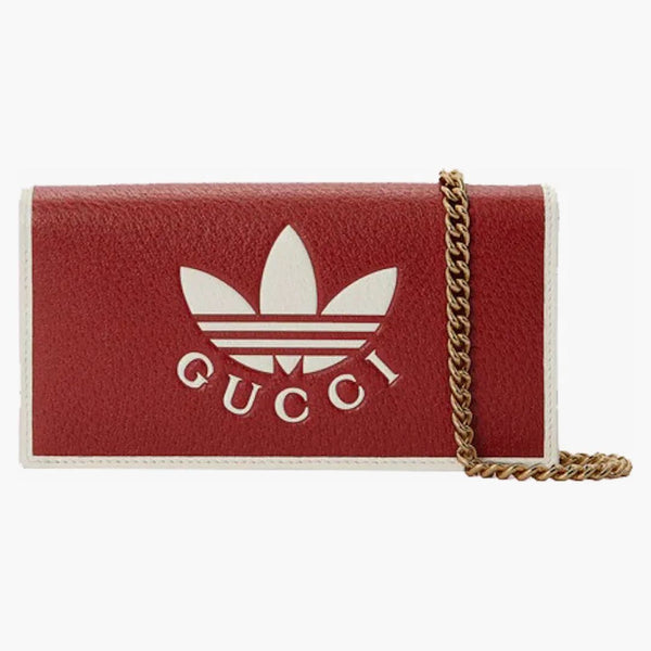 Gucci X Adidas Wallet With Chain Red