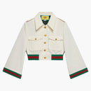 Gucci X Adidas Web Jacket White