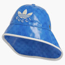 Gucci x adidas wide brimmed has blue